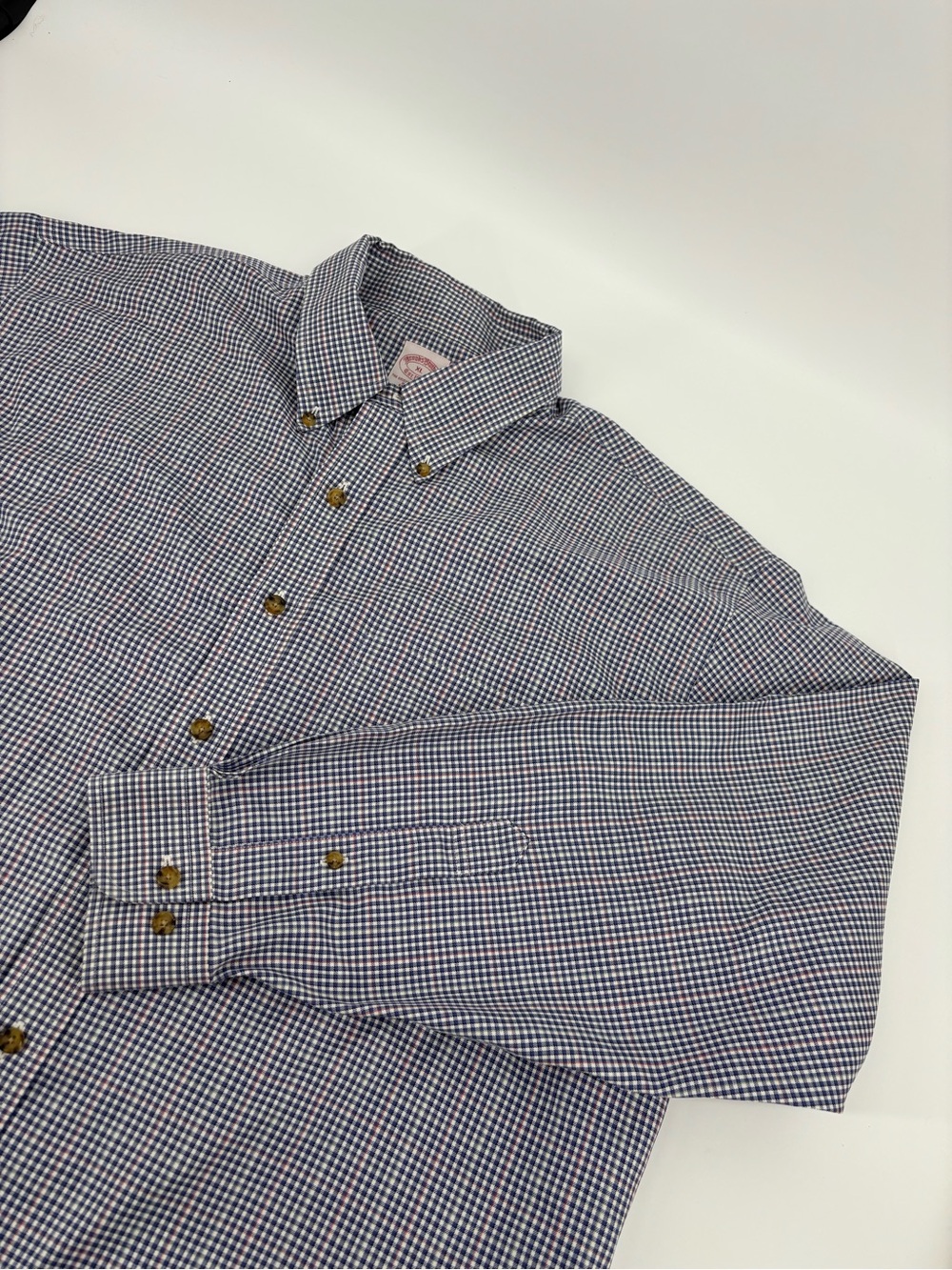 Brooks Brothers Shirt XL Mens Original Polo Non-Iron Plaid Button Down Cotton